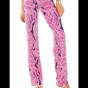 NWT Lilly pulitzer Georgia May Pant in Coco Safari